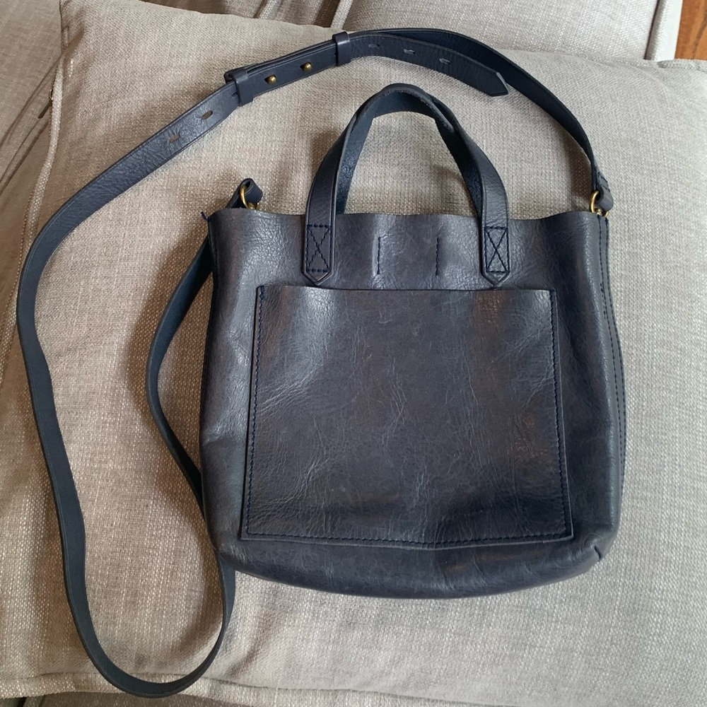 Madewell Small Transport Crossbody Navy